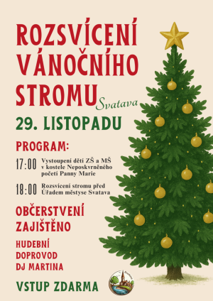 Rozsvícení vánočního stromu